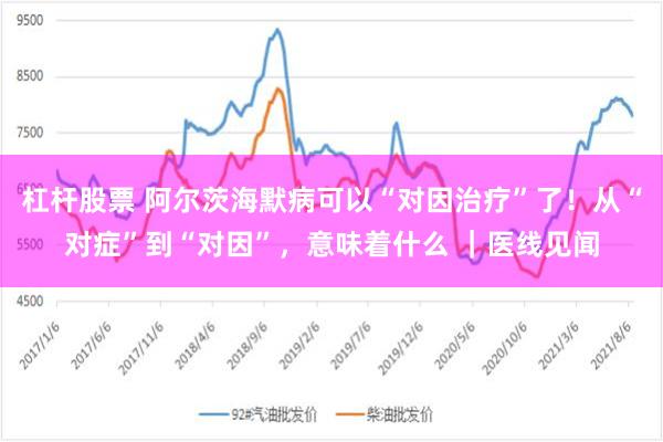 杠杆股票 阿尔茨海默病可以“对因治疗”了！从“对症”到“对因”，意味着什么 ｜医线见闻