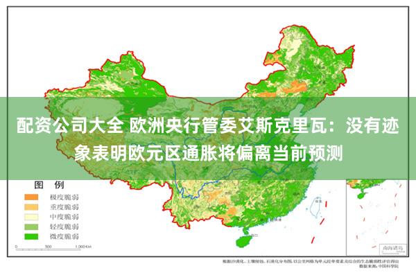 配资公司大全 欧洲央行管委艾斯克里瓦：没有迹象表明欧元区通胀将偏离当前预测