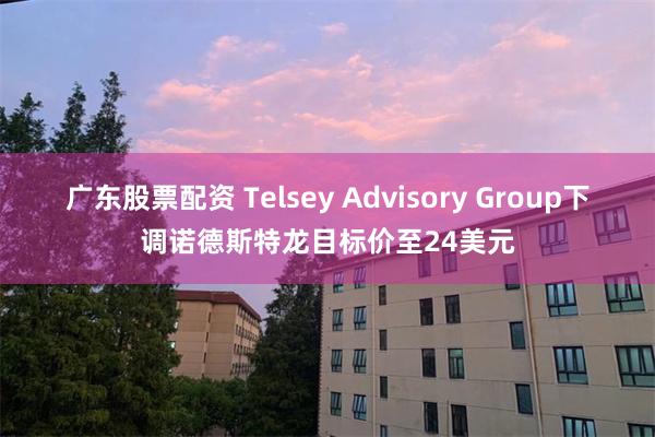 广东股票配资 Telsey Advisory Group下调诺德斯特龙目标价至24美元